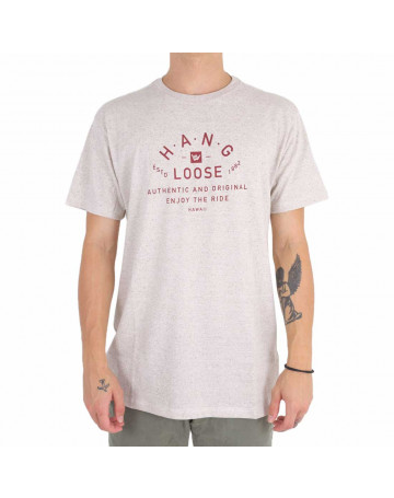 Camiseta Hang Loose Authentic Areia
