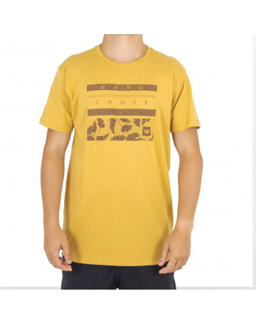 Camiseta Hang Loose Leaf - Amarela