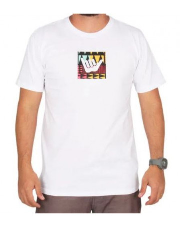 Camiseta Hang Loose Logotrib - Branca
