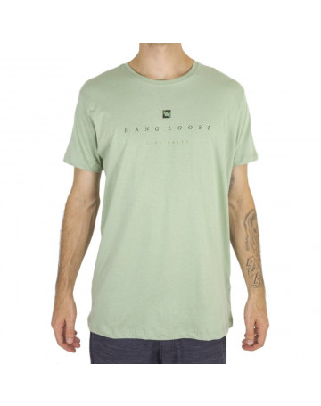 Camiseta Hang Loose Live Salty - Verde