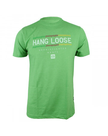 Camiseta Hang Loose Hangroots Verde Mescla
