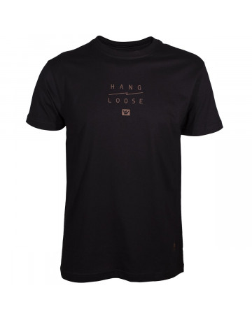 Camiseta Hang Loose Minimal - Preto