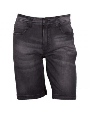 Bermuda Hang Loose Jeans Pockets - Preto