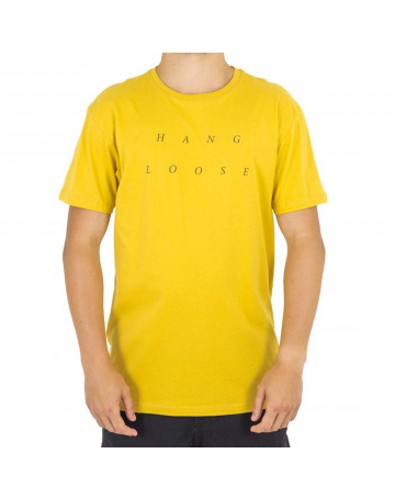Camiseta Hang Loose Tidy - Amarela