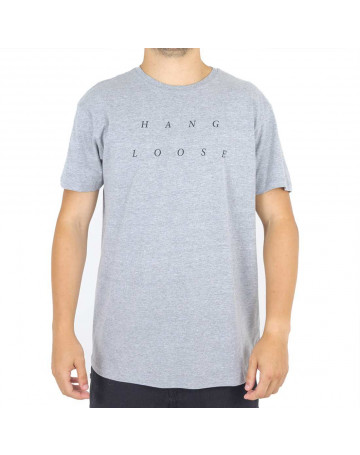 Camiseta Hang Loose Tidy - Cinza Mescla