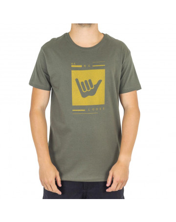 Camiseta Hang Loose Logart - Verde Militar