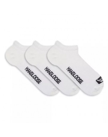 Meia Hang Loose Kit Invisivel Pack 3 in 1 - Branco