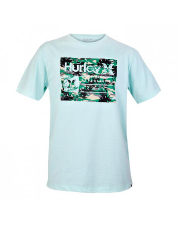 Camiseta Hurley Silk Dogs Tag - Verde