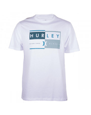 Camiseta Hurley Stripped - Branco