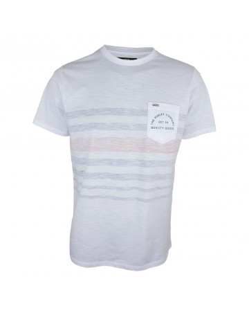 Camiseta Hurley Kanpai Stripe - Branco