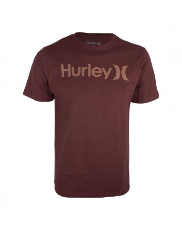 Camiseta Hurley O&o Solid - Vinho 