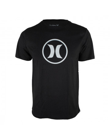 Camiseta Hurley Circle Icon - Preto