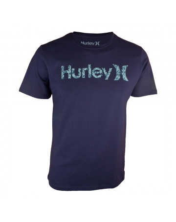 Camiseta Hurley Stripes Marinho
