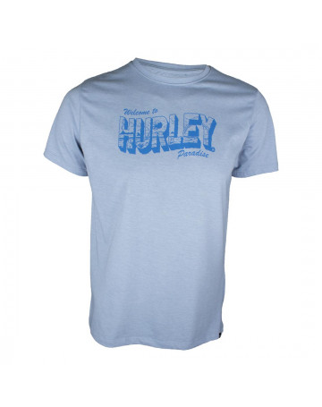 Camiseta Hurley Octane Azul Claro Mescla