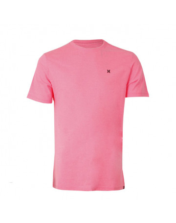 Camiseta Hurley Mini Icon - Rosa Neon