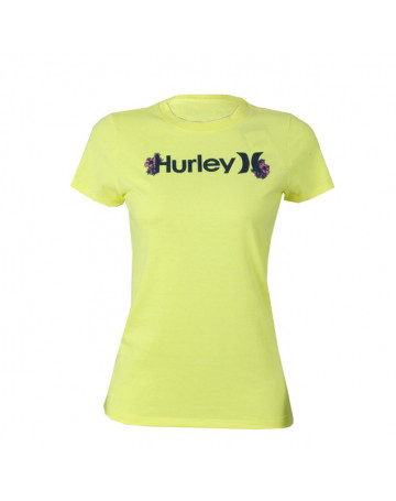 Camiseta Hurley One e Only - Amarelo Neon 