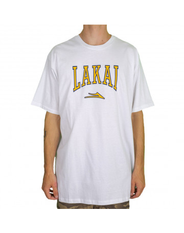 Camiseta Lakai Varsity Branca
