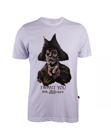 Camiseta Lost Crew Lost Pirate Branca