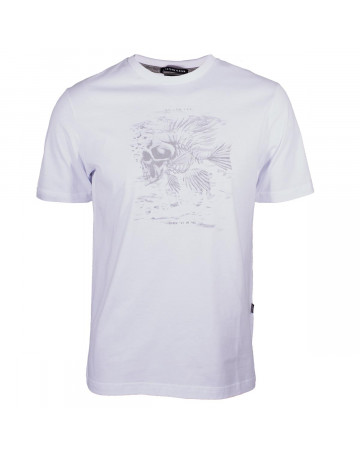 Camiseta Lost Fish Skull - Branco