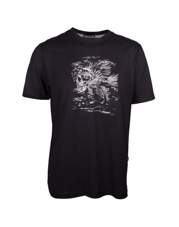Camiseta Lost Fish Skull - Preto