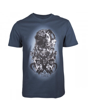 Camiseta MCD Sepultura Machine - Azul