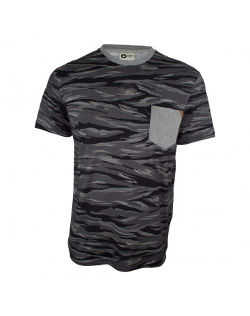 Camiseta MCD Full Camouflage - Cinza