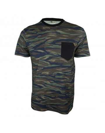 Camiseta MCD Full Camouflage - Verde/Marrom