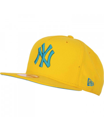 Boné New Era NY Yankees Turquoise Amarelo