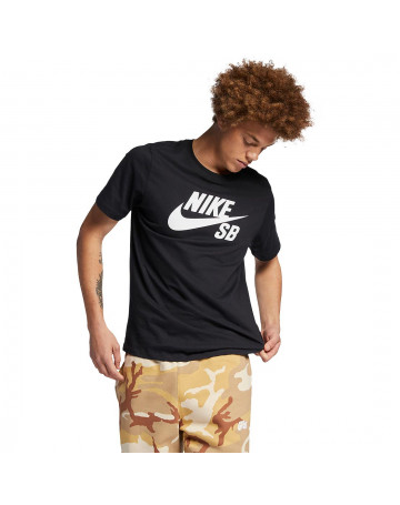 Camiseta Nike SB Dri fit Icon Preta