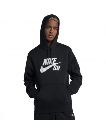 Moletom Nike SB Canguru Icon Preto
