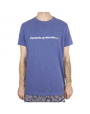 Camiseta Oskley Rough Noronha - Azul