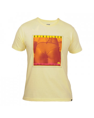 Camiseta Quiksilver Backside - Amarela