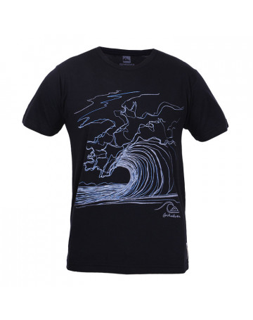 Camiseta Quiksilver Wave Esp - Preta