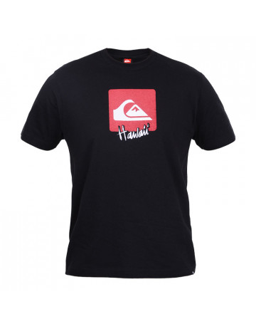 Camiseta Quiksilver Hawaiian - Preta