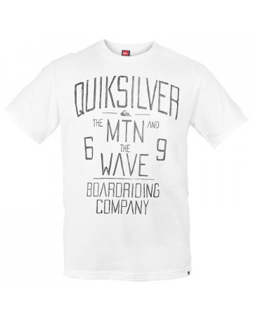 Camiseta Quiksilver Back In - Branco