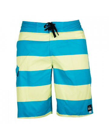 Bermuda Quiksilver Steerage U21 - Verde/Amarelo