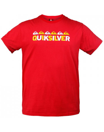 Camiseta Quiksilver Six - Vermelho