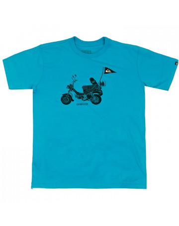 Camiseta Quiksilver Infantil Chappy - Azul
