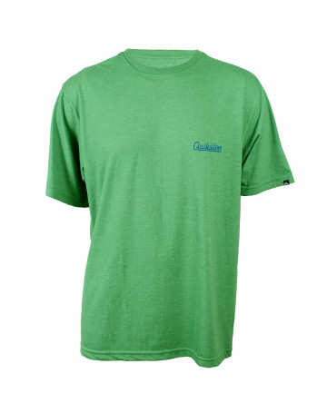 Camiseta Quiksilver Boarding Company Extra Grande - Verde