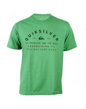 Camiseta Quiksilver Forth Point Verde