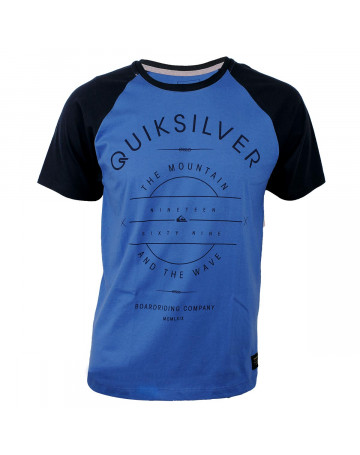 Camiseta Quiksilver Especial Reglan arte Azul
