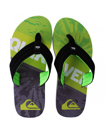 Chinelo Quiksilver Basis Division Verde