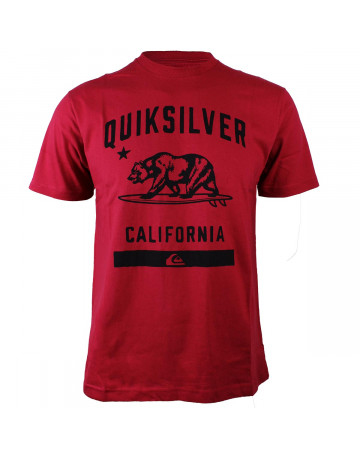 Camiseta Quiksilver C.A Bear Vermelha