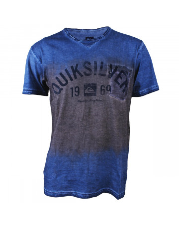 Camiseta Quiksilver San Diego Cinza/Azul
