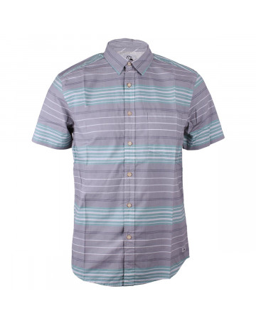 Camisa Quiksilver Barath Island Verde