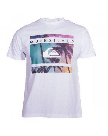 Camiseta Quiksilver Shadow - Branco