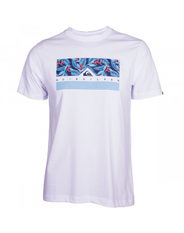 Camiseta Quiksilver Jungle Box - Branco