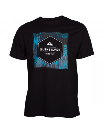 Camiseta Quiksilver Shady Hex - Preto