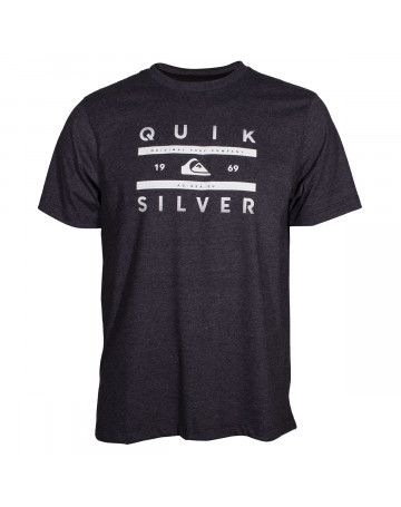 Camiseta Quiksilver Classic - Chumbo Mescla