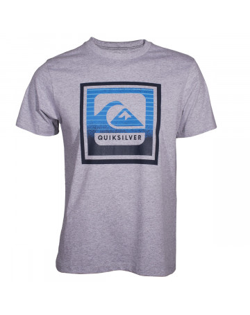 Camiseta Quiksilver Reactive - Cinza Mescla